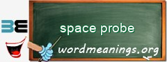 WordMeaning blackboard for space probe